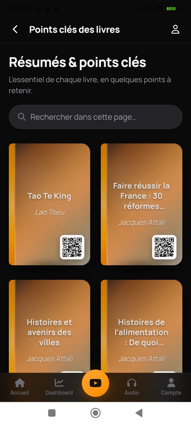 Résumés & points clés des livres